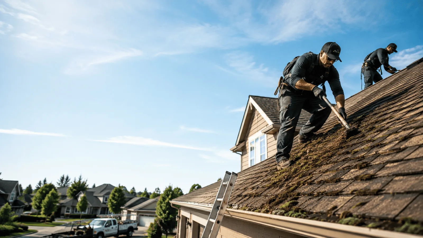 Roof Moss Removal in Wallace, MI near me